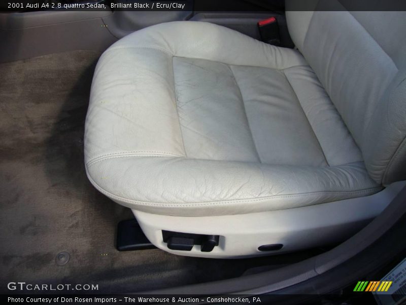 Brilliant Black / Ecru/Clay 2001 Audi A4 2.8 quattro Sedan
