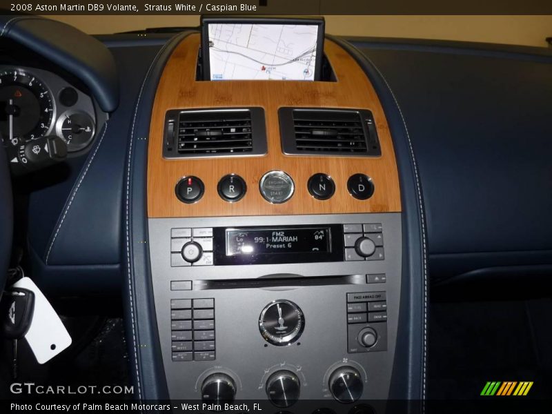 Stratus White / Caspian Blue 2008 Aston Martin DB9 Volante