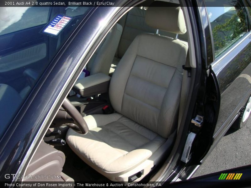 Brilliant Black / Ecru/Clay 2001 Audi A4 2.8 quattro Sedan
