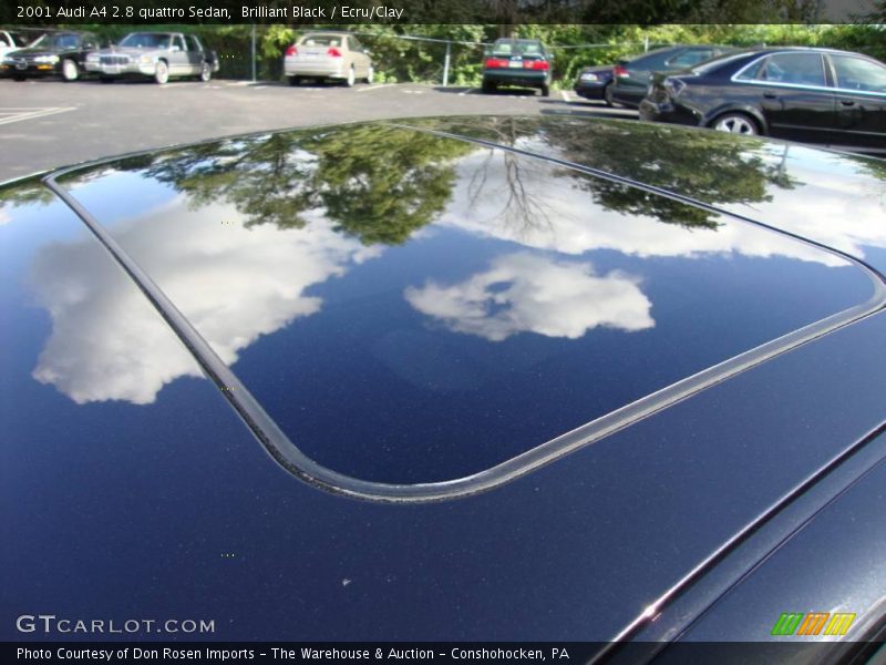 Brilliant Black / Ecru/Clay 2001 Audi A4 2.8 quattro Sedan