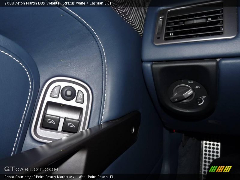 Stratus White / Caspian Blue 2008 Aston Martin DB9 Volante