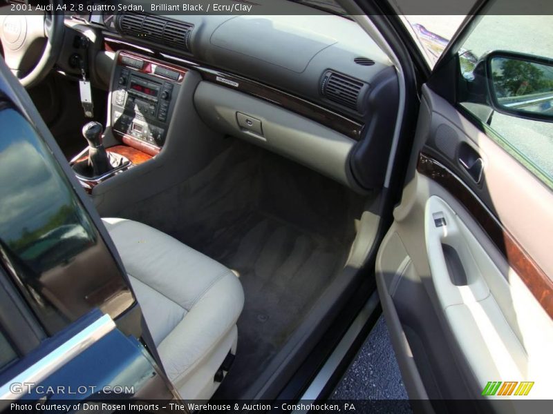 Brilliant Black / Ecru/Clay 2001 Audi A4 2.8 quattro Sedan