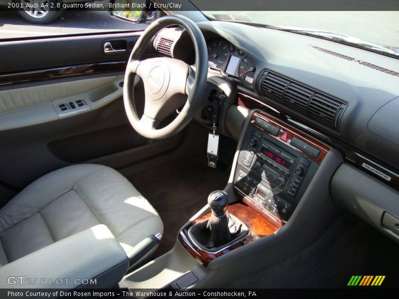 Brilliant Black / Ecru/Clay 2001 Audi A4 2.8 quattro Sedan