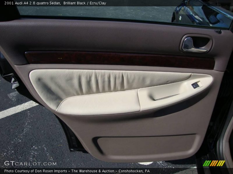 Brilliant Black / Ecru/Clay 2001 Audi A4 2.8 quattro Sedan
