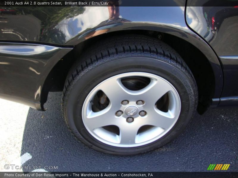 Brilliant Black / Ecru/Clay 2001 Audi A4 2.8 quattro Sedan