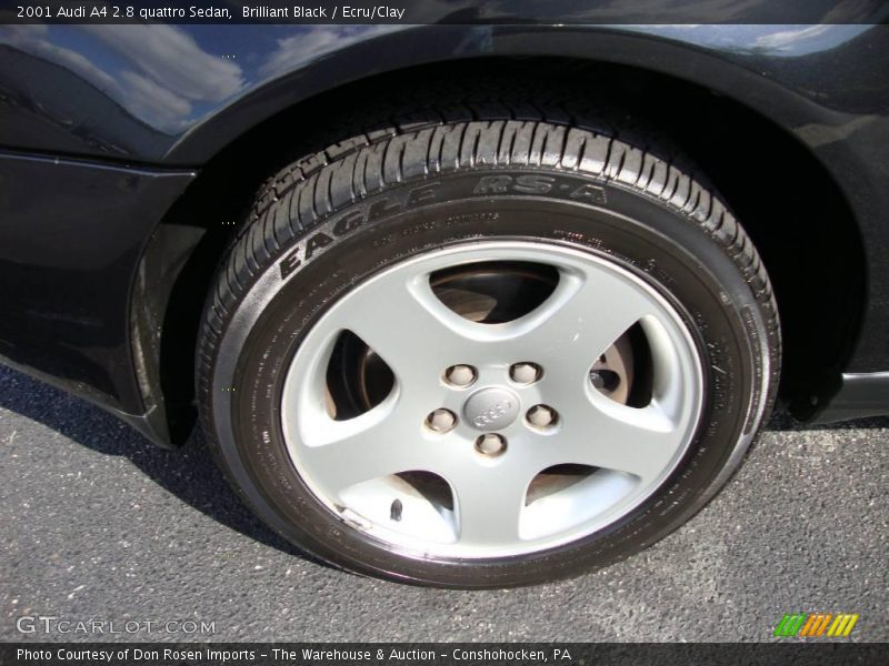 Brilliant Black / Ecru/Clay 2001 Audi A4 2.8 quattro Sedan