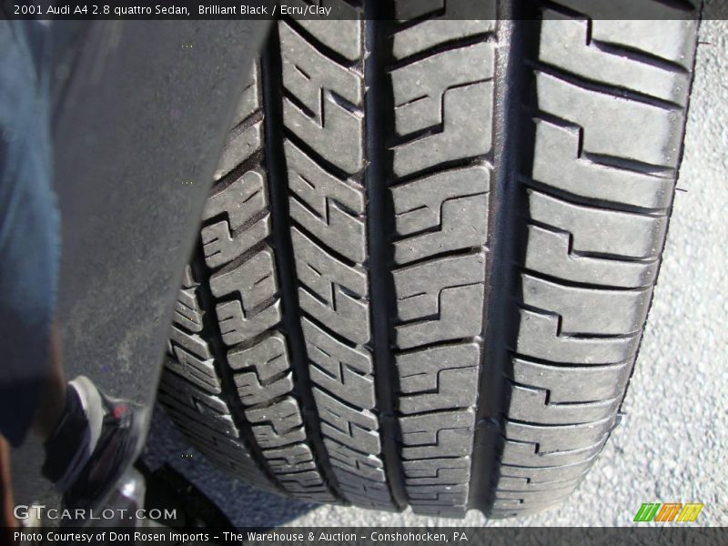 Brilliant Black / Ecru/Clay 2001 Audi A4 2.8 quattro Sedan