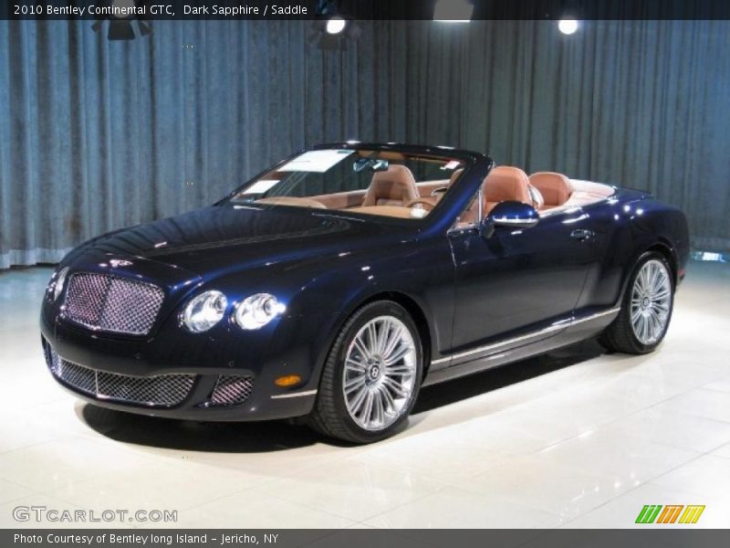 Dark Sapphire / Saddle 2010 Bentley Continental GTC