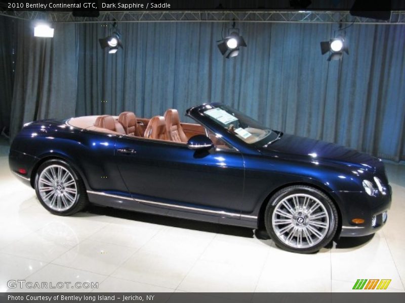 Dark Sapphire / Saddle 2010 Bentley Continental GTC
