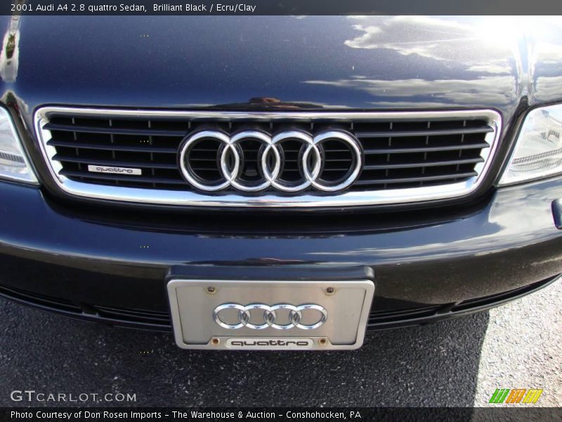 Brilliant Black / Ecru/Clay 2001 Audi A4 2.8 quattro Sedan
