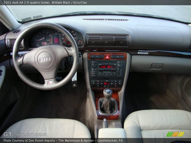Brilliant Black / Ecru/Clay 2001 Audi A4 2.8 quattro Sedan