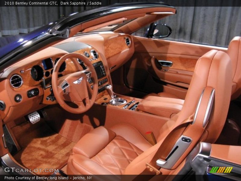 Dark Sapphire / Saddle 2010 Bentley Continental GTC