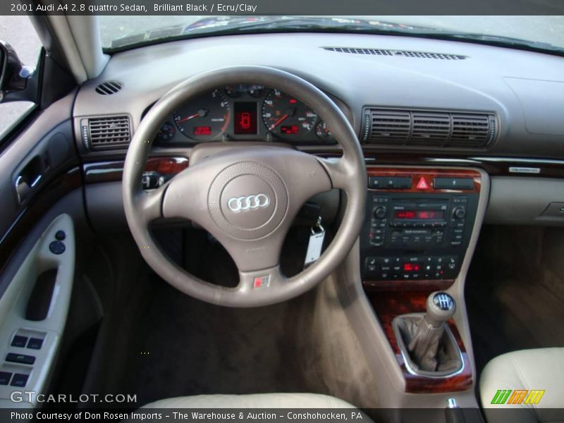 Brilliant Black / Ecru/Clay 2001 Audi A4 2.8 quattro Sedan