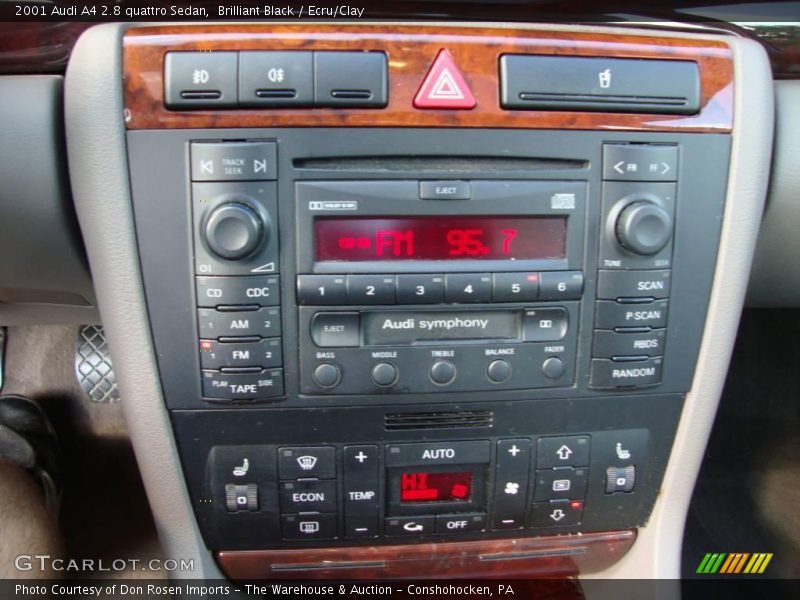 Brilliant Black / Ecru/Clay 2001 Audi A4 2.8 quattro Sedan
