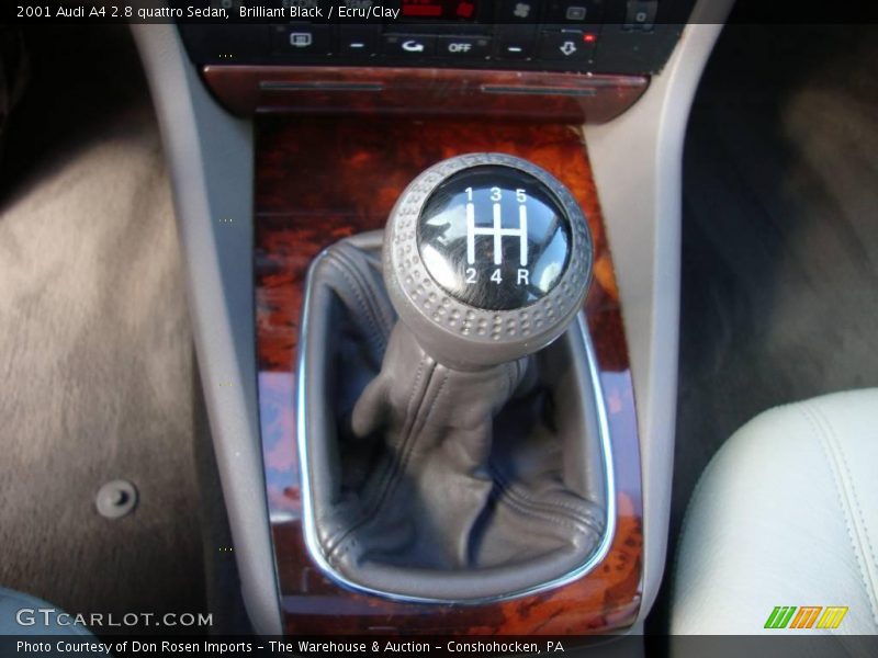 Brilliant Black / Ecru/Clay 2001 Audi A4 2.8 quattro Sedan