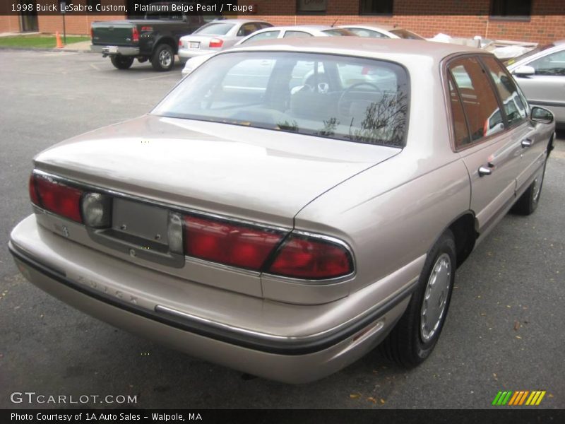 Platinum Beige Pearl / Taupe 1998 Buick LeSabre Custom
