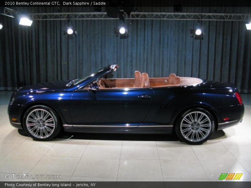 Dark Sapphire / Saddle 2010 Bentley Continental GTC