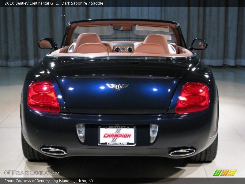 Dark Sapphire / Saddle 2010 Bentley Continental GTC