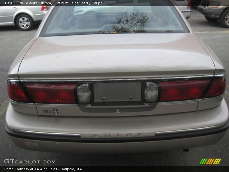 Platinum Beige Pearl / Taupe 1998 Buick LeSabre Custom