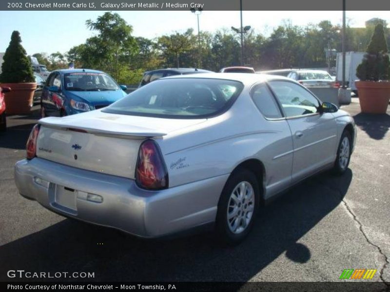 Galaxy Silver Metallic / Medium Gray 2002 Chevrolet Monte Carlo LS