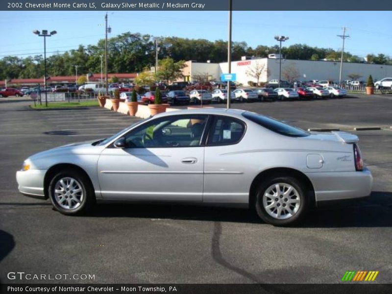 Galaxy Silver Metallic / Medium Gray 2002 Chevrolet Monte Carlo LS