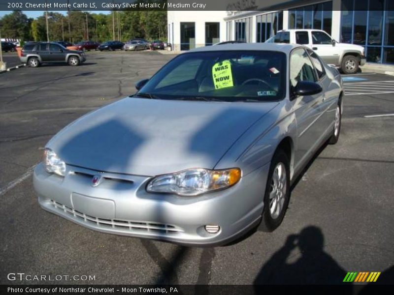 Galaxy Silver Metallic / Medium Gray 2002 Chevrolet Monte Carlo LS