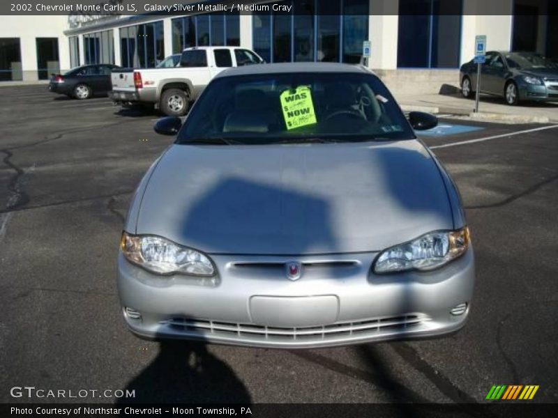 Galaxy Silver Metallic / Medium Gray 2002 Chevrolet Monte Carlo LS