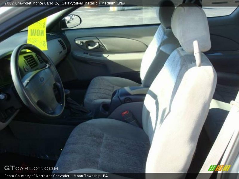Galaxy Silver Metallic / Medium Gray 2002 Chevrolet Monte Carlo LS
