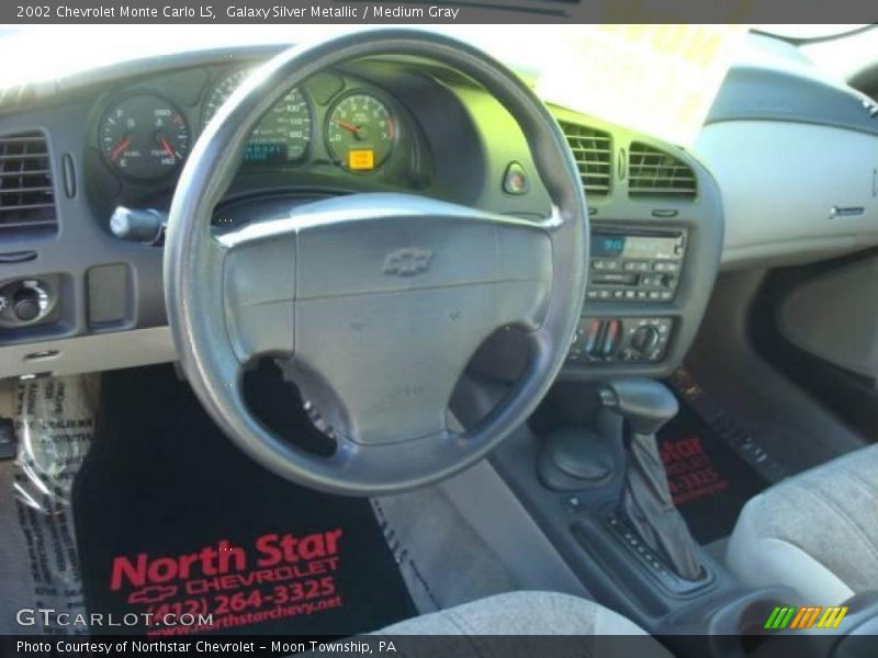 Galaxy Silver Metallic / Medium Gray 2002 Chevrolet Monte Carlo LS