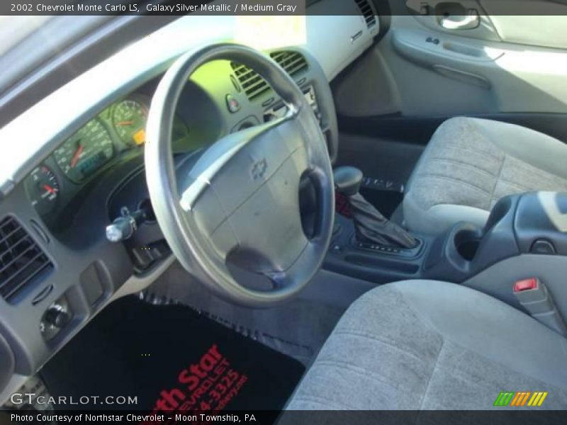 Galaxy Silver Metallic / Medium Gray 2002 Chevrolet Monte Carlo LS