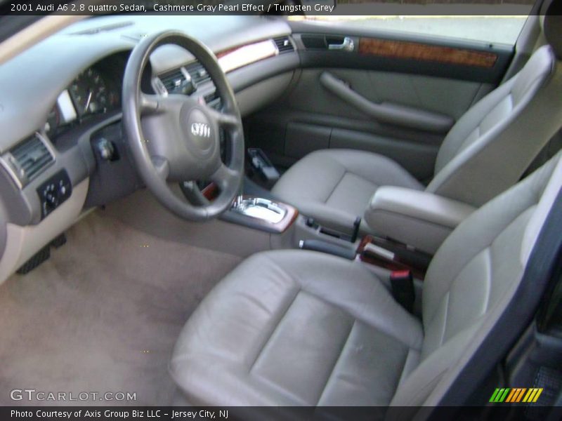 Cashmere Gray Pearl Effect / Tungsten Grey 2001 Audi A6 2.8 quattro Sedan