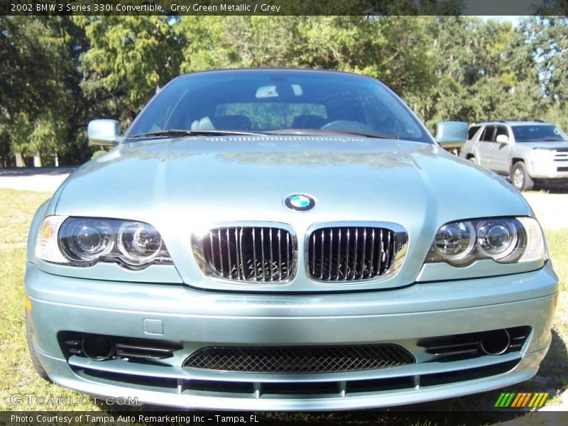 Grey Green Metallic / Grey 2002 BMW 3 Series 330i Convertible