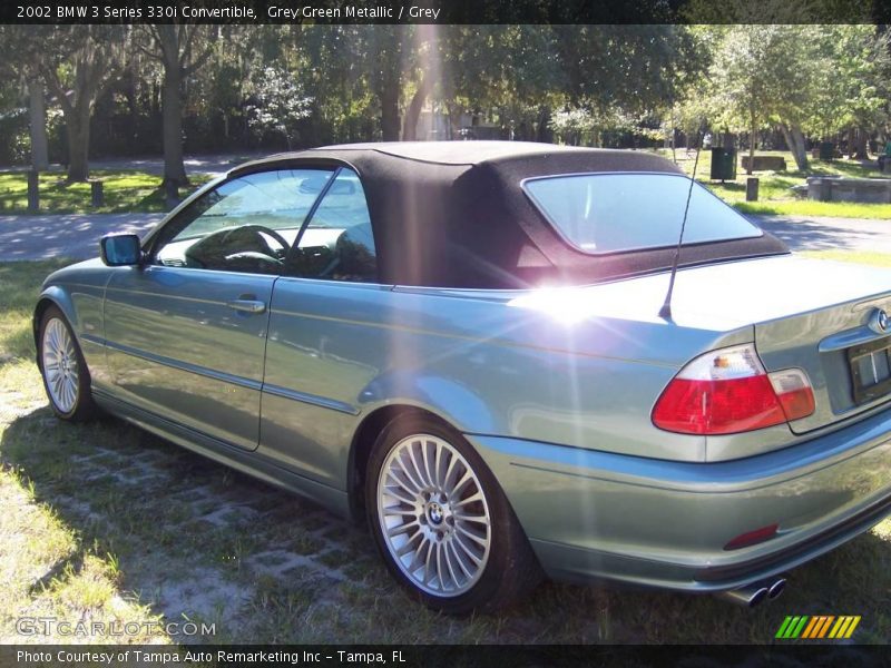 Grey Green Metallic / Grey 2002 BMW 3 Series 330i Convertible