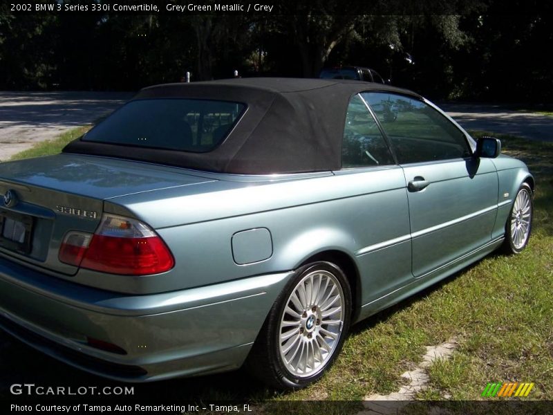 Grey Green Metallic / Grey 2002 BMW 3 Series 330i Convertible