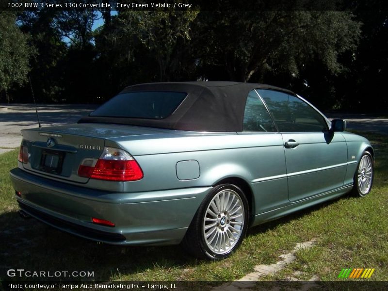 Grey Green Metallic / Grey 2002 BMW 3 Series 330i Convertible