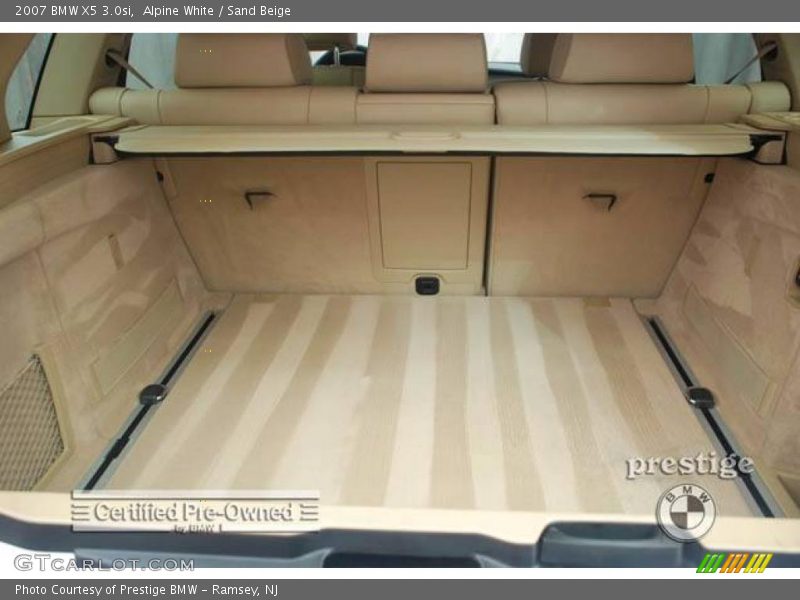 Alpine White / Sand Beige 2007 BMW X5 3.0si