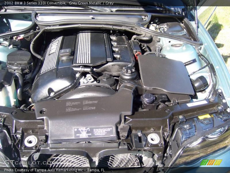Grey Green Metallic / Grey 2002 BMW 3 Series 330i Convertible