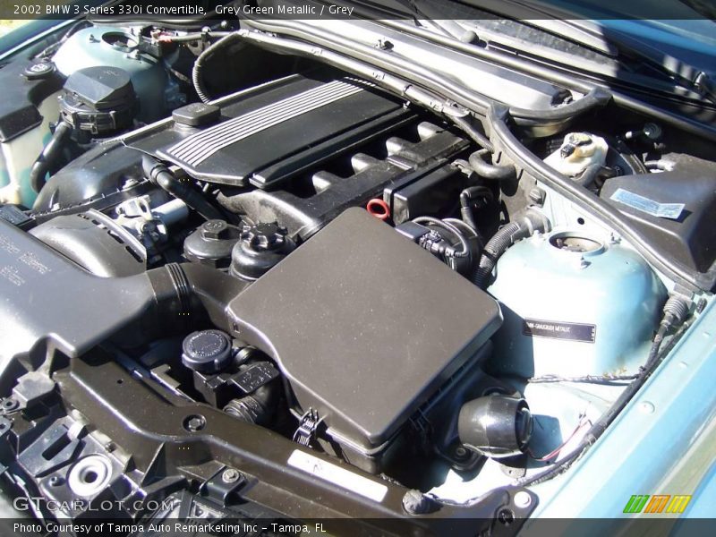 Grey Green Metallic / Grey 2002 BMW 3 Series 330i Convertible