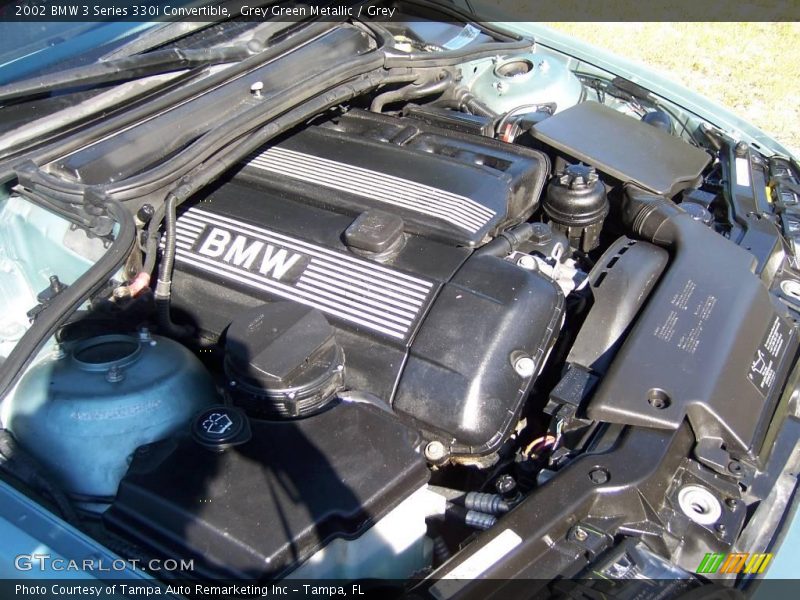 Grey Green Metallic / Grey 2002 BMW 3 Series 330i Convertible