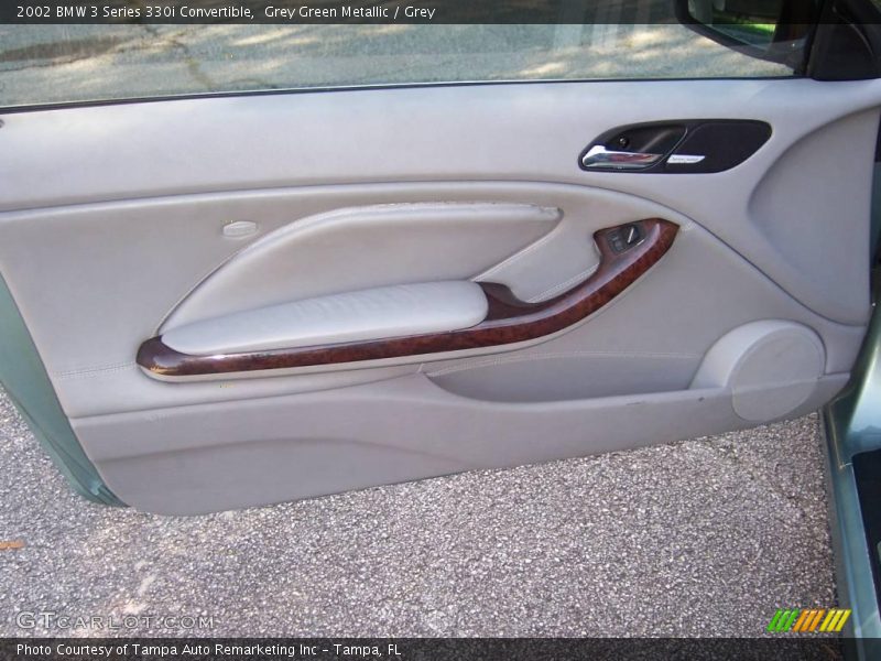 Grey Green Metallic / Grey 2002 BMW 3 Series 330i Convertible