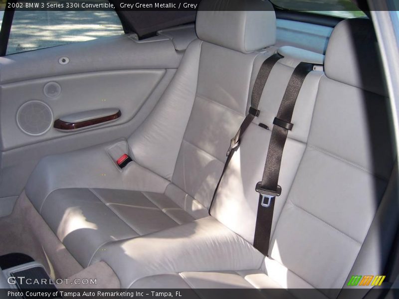 Grey Green Metallic / Grey 2002 BMW 3 Series 330i Convertible
