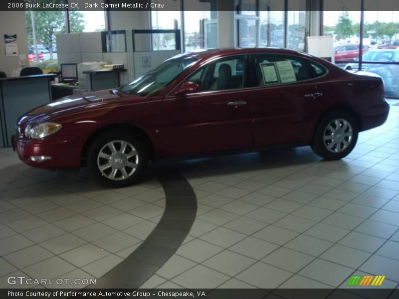 Dark Garnet Metallic / Gray 2006 Buick LaCrosse CX