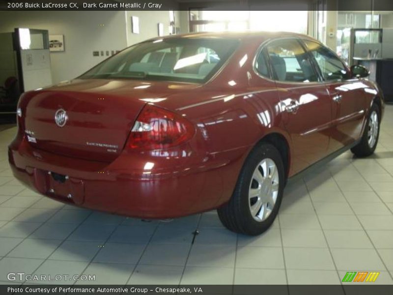 Dark Garnet Metallic / Gray 2006 Buick LaCrosse CX