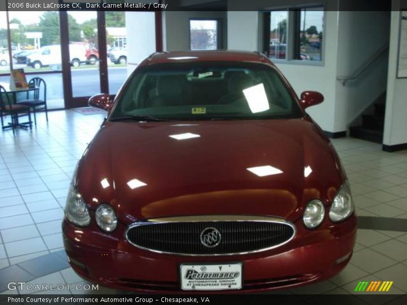 Dark Garnet Metallic / Gray 2006 Buick LaCrosse CX