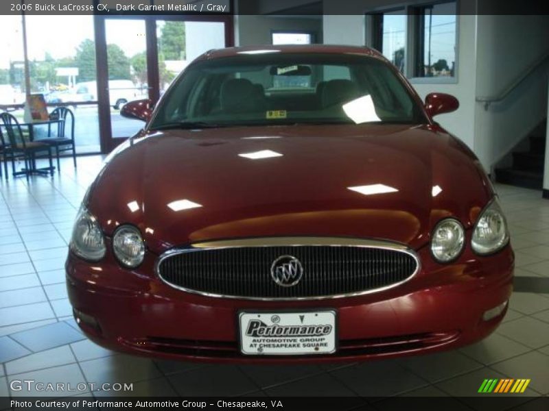 Dark Garnet Metallic / Gray 2006 Buick LaCrosse CX
