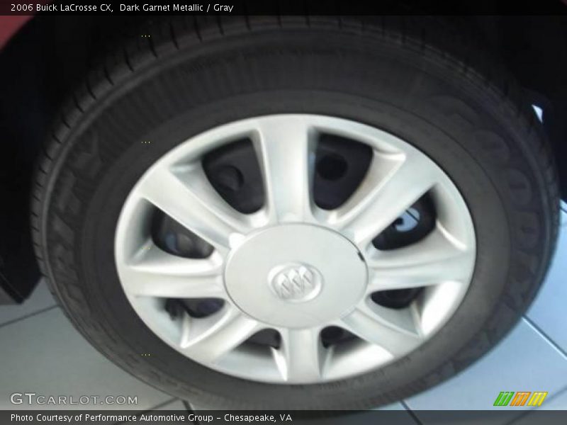 Dark Garnet Metallic / Gray 2006 Buick LaCrosse CX