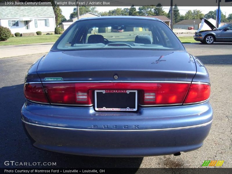 Twilight Blue Pearl / Adriatic Blue 1999 Buick Century Custom