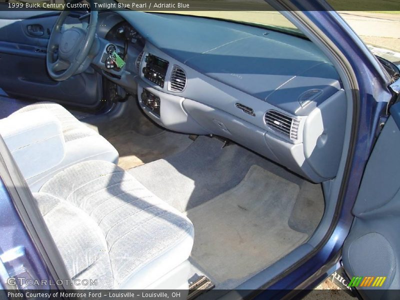 Twilight Blue Pearl / Adriatic Blue 1999 Buick Century Custom