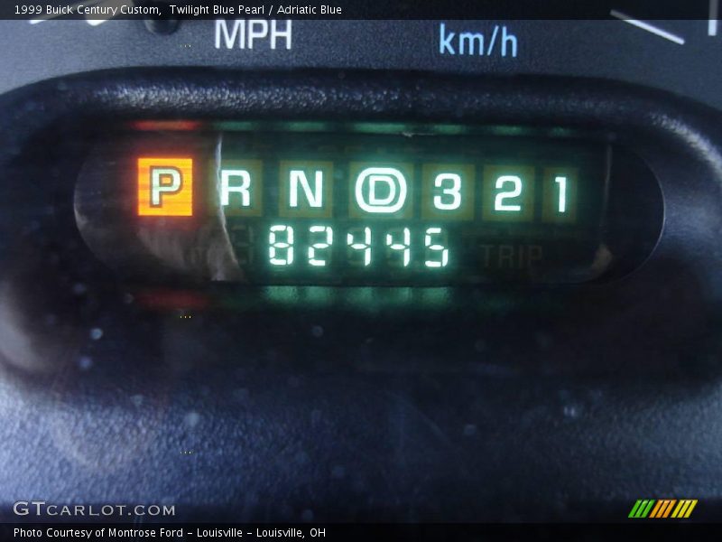 Twilight Blue Pearl / Adriatic Blue 1999 Buick Century Custom