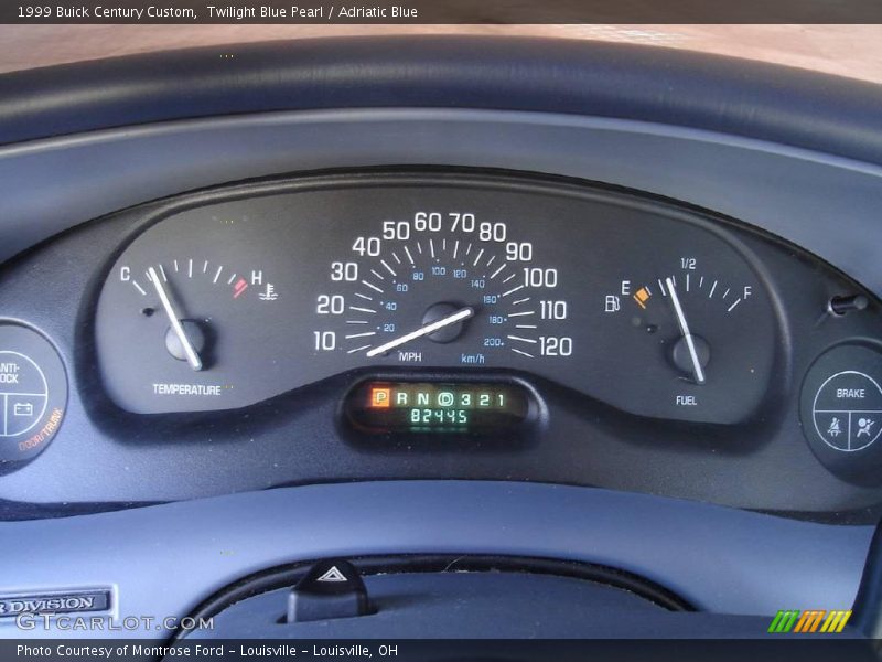 Twilight Blue Pearl / Adriatic Blue 1999 Buick Century Custom